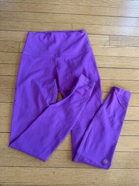 lululemon athletica Girls' Vibrant Purple High-Waist Leggings